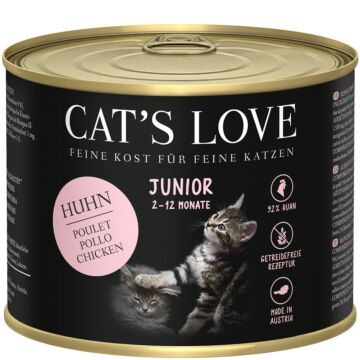 Kittenfutter Junior Huhn Pur