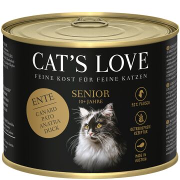Katzen Feuchtnahrung Senior Ente