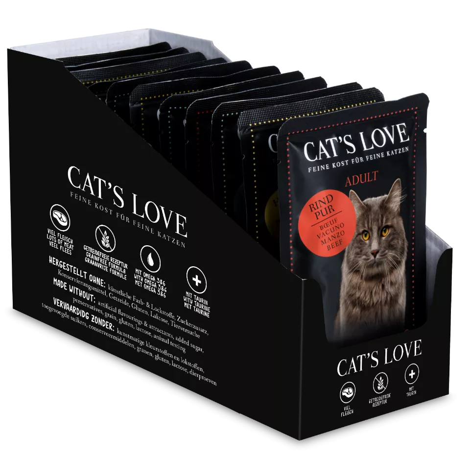 Hochwertiges Nassfutter fr Katzen Multipack | CAT'S LOVE