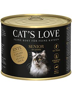 Katzen Feuchtnahrung Senior Ente