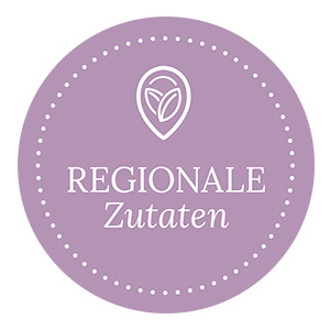 Icon mit der Aufschrift: Regionale Zutaten