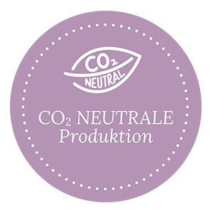 Icon mit der Aufschrift: CO2 Neutrale Produktion