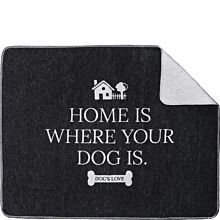 Hundedecke HOME IS WHERE YOUR DOG IS