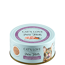 Cat's Love Pâtée pour Chat Adulte Poisson Pur, 200 g - Boutique