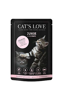Cat's Love Pâtée pour Chat Junior Poulet Pur - Boutique en ligne