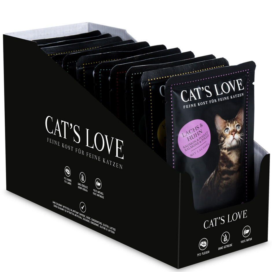 Cat's Love Pâtée pour Chat Adulte Poisson Pur, 200 g - Boutique en ligne  From Austria