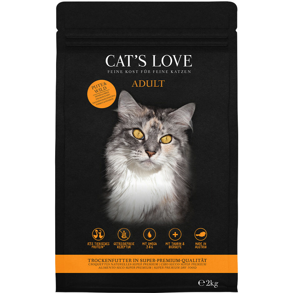 Cat's Love Pâtée pour Chat Adulte au Boeuf, 200 g - Boutique Equus Vitalis