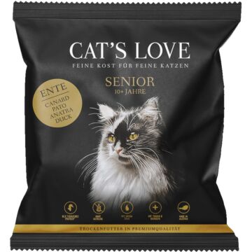Katzen Trockenfutter Trocken Senior Ente