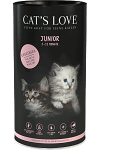 Katzen Trockenfutter Trocken Junior Geflügel