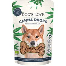 Hundeleckerlis Canna Drops | Bio Geflügel Hundesnacks