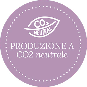 Icona con la scritta: Produzione a CO2 neutrale